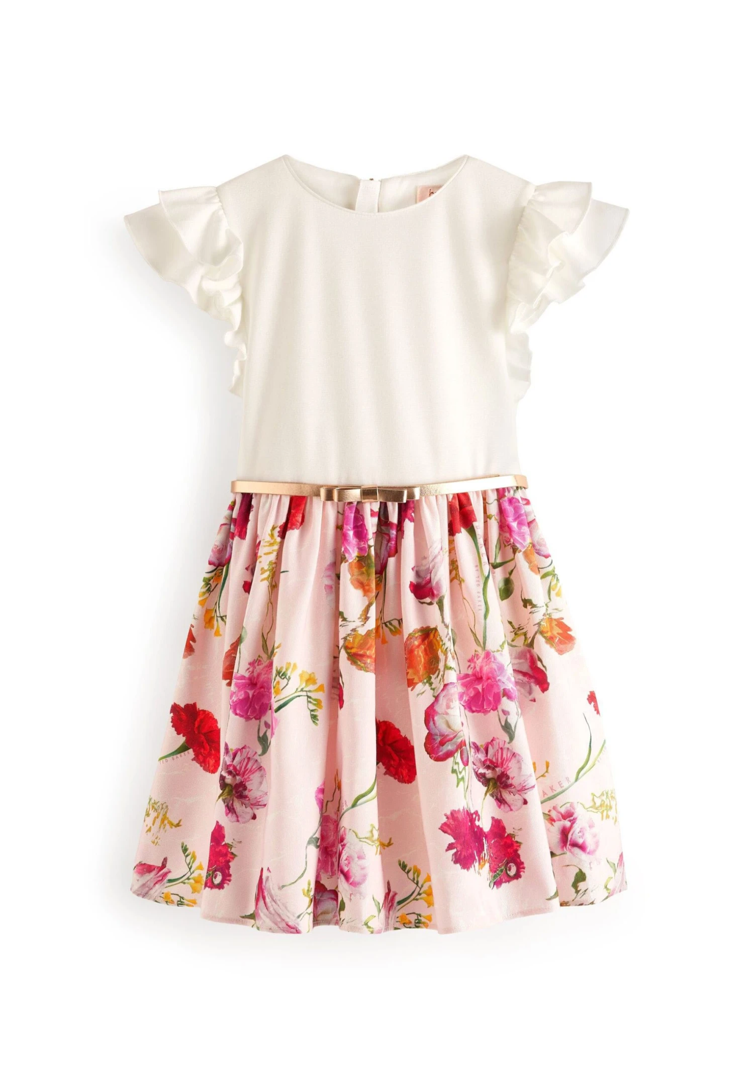 Floral Mockable Standard - Jurk - White Blue 1 Floral Mockable Standard - Jurk - White Blue