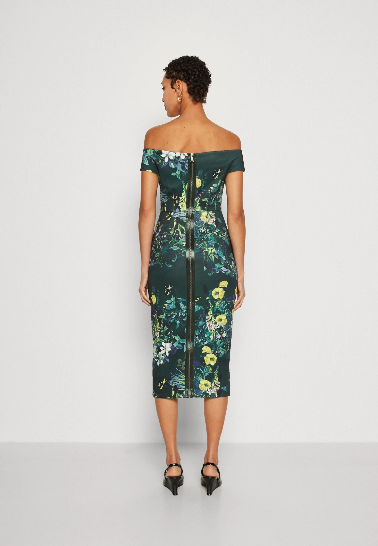 Ted Baker Divena - Cocktailjurk - Dark Green 3 Ted Baker Divena - Cocktailjurk - Dark Green - Afbeelding 3