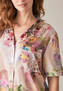 Button Through Set - Pyjama - Pink Floral -Ted Baker 13b6fc3d29104f34a33efbd4457a032d