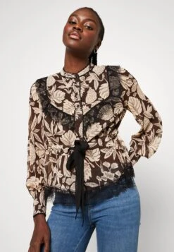 Ted Baker Alness - Blouse - Dk-Brown -Ted Baker 17021f9bc0e24fadb7e31f1f7ee0dd29