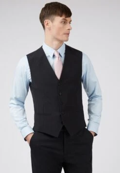 Ted Baker Premium Panama - Gilet - Black