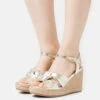 Ted Baker Carda - Sandalen Met Plateauzool - Gold