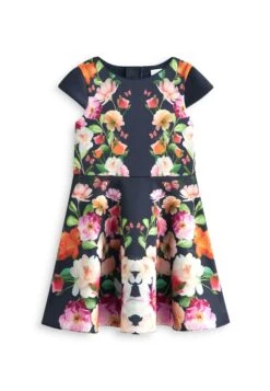 Floral Standard - Cocktailjurk - Navy