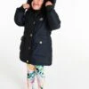 Shower Resistant Frill Standard - Parka - Navy