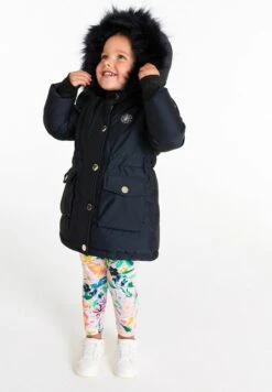 Shower Resistant Frill Standard - Parka - Navy