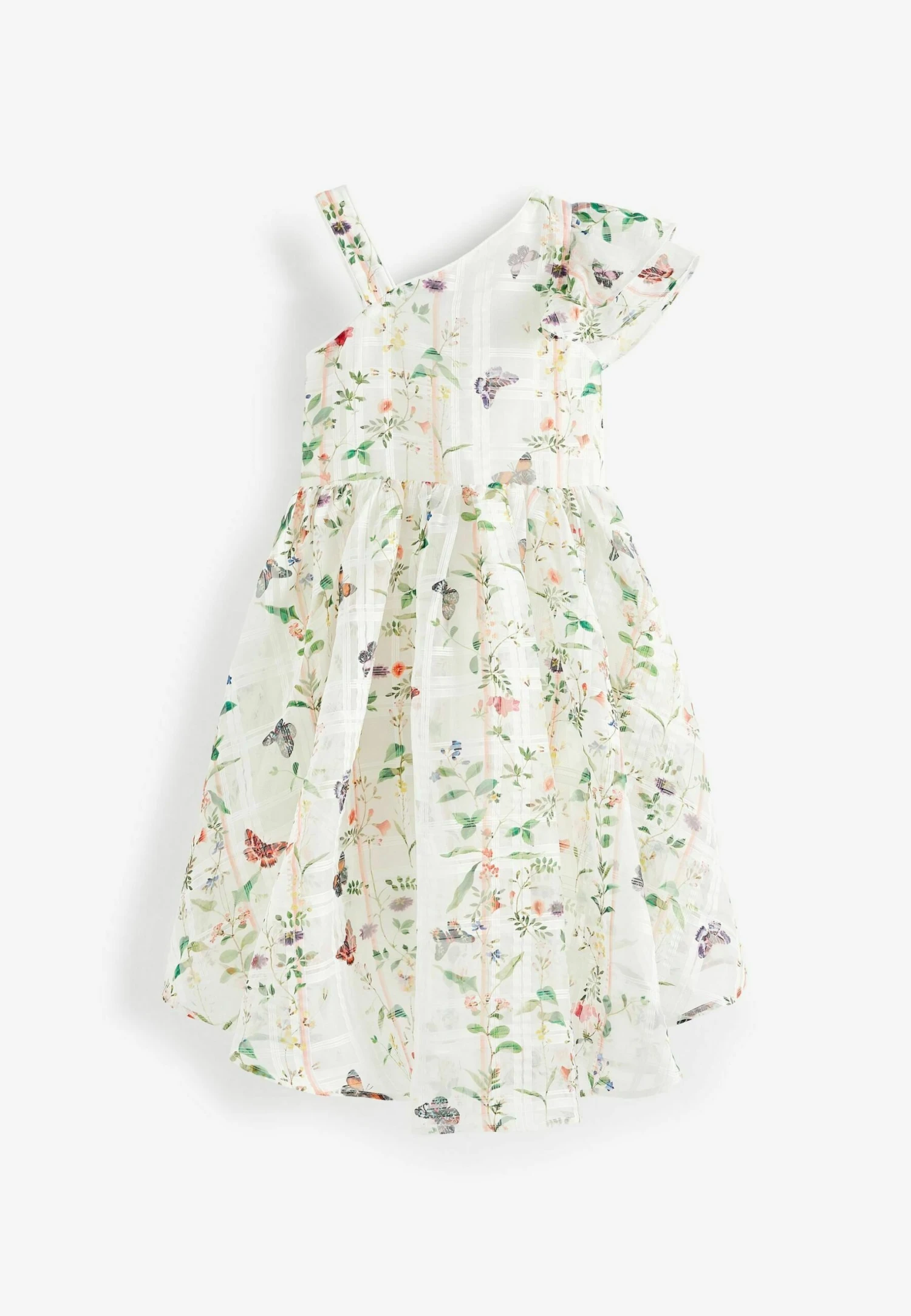 Floral Burnout Standard - Jurk - White 2 Floral Burnout Standard - Jurk - White - Afbeelding 2