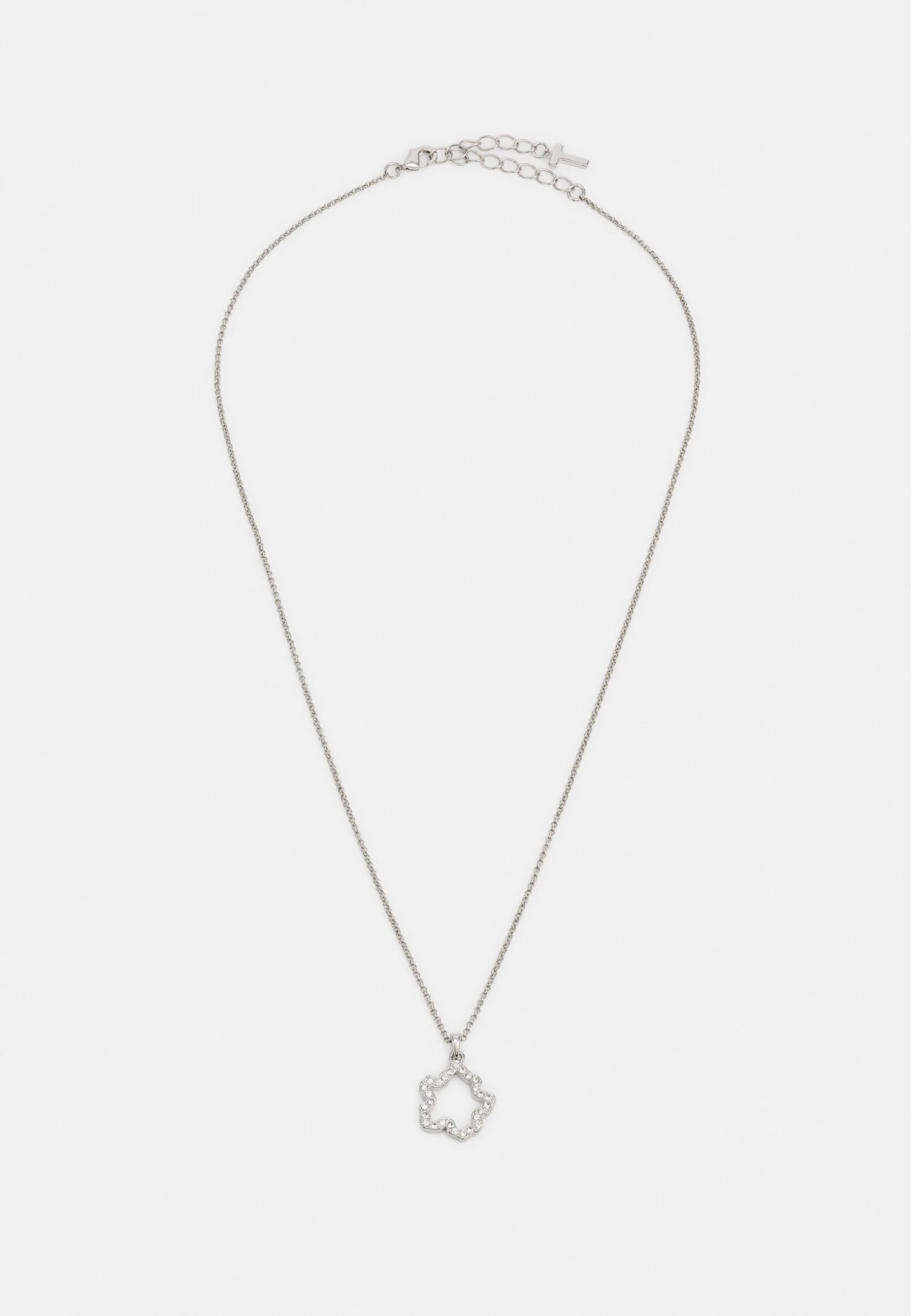 Ted Baker Crystal Magnolia Hoop Pendant - Ketting - Silver-Coloured 1 Ted Baker Crystal Magnolia Hoop Pendant - Ketting - Silver-Coloured