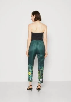 Ted Baker Aikaat Printed Narrow Peg Trouser - Broek - Dark Green -Ted Baker 4cecc5924cf94a0b89f95214c30c904a