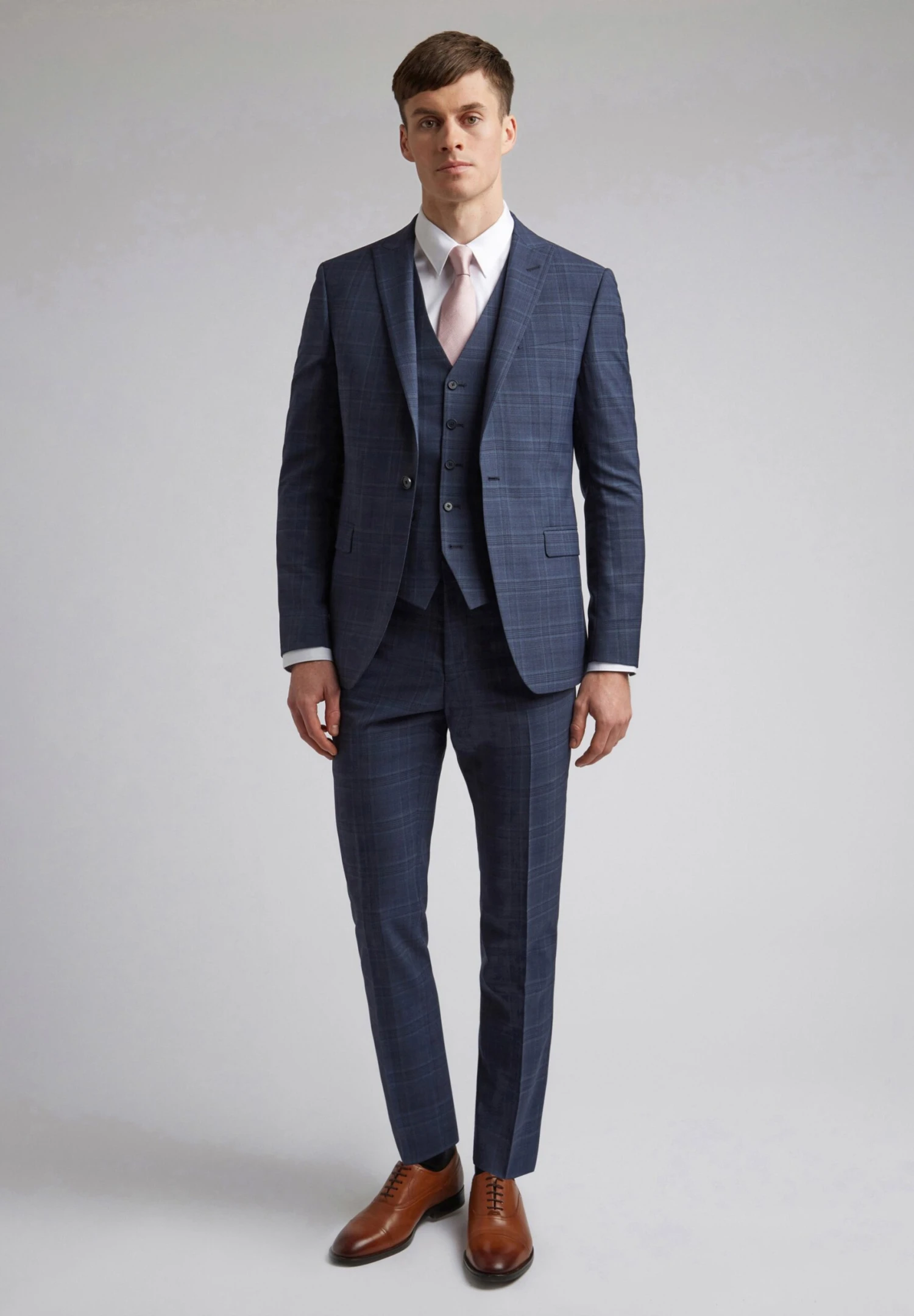 Ted Baker Tonal- Blazer - Navy 2 Ted Baker Tonal- Blazer - Navy - Afbeelding 2