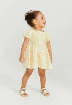 BroderieStandard - Jurk - Yellow