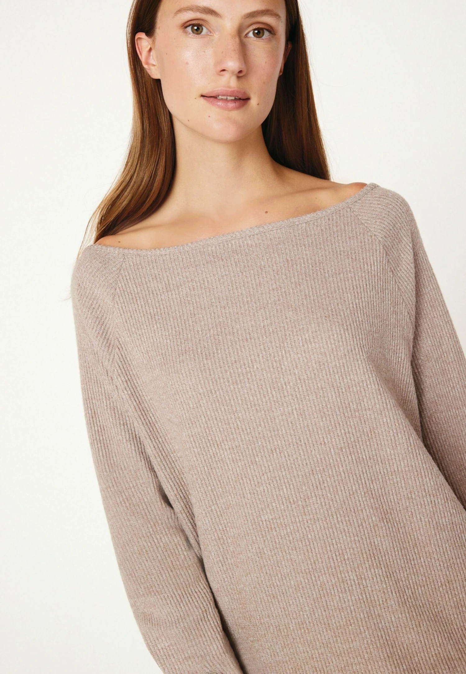 Long Sleeve- Trui - Mocha Brown 2 Long Sleeve- Trui - Mocha Brown - Afbeelding 2