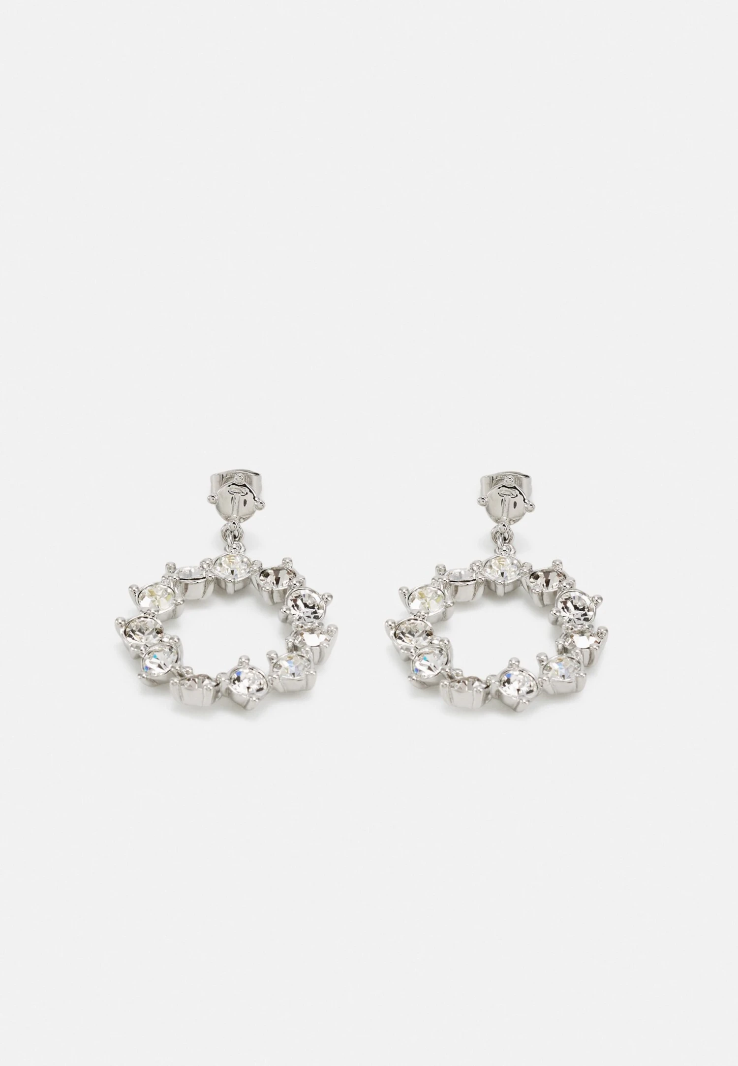 Ted Baker Crissty Large Hoop Drop Earring - Oorbellen - Silver-Coloured/Clear/Multi 1 Ted Baker Crissty Large Hoop Drop Earring - Oorbellen - Silver-Coloured/Clear/Multi