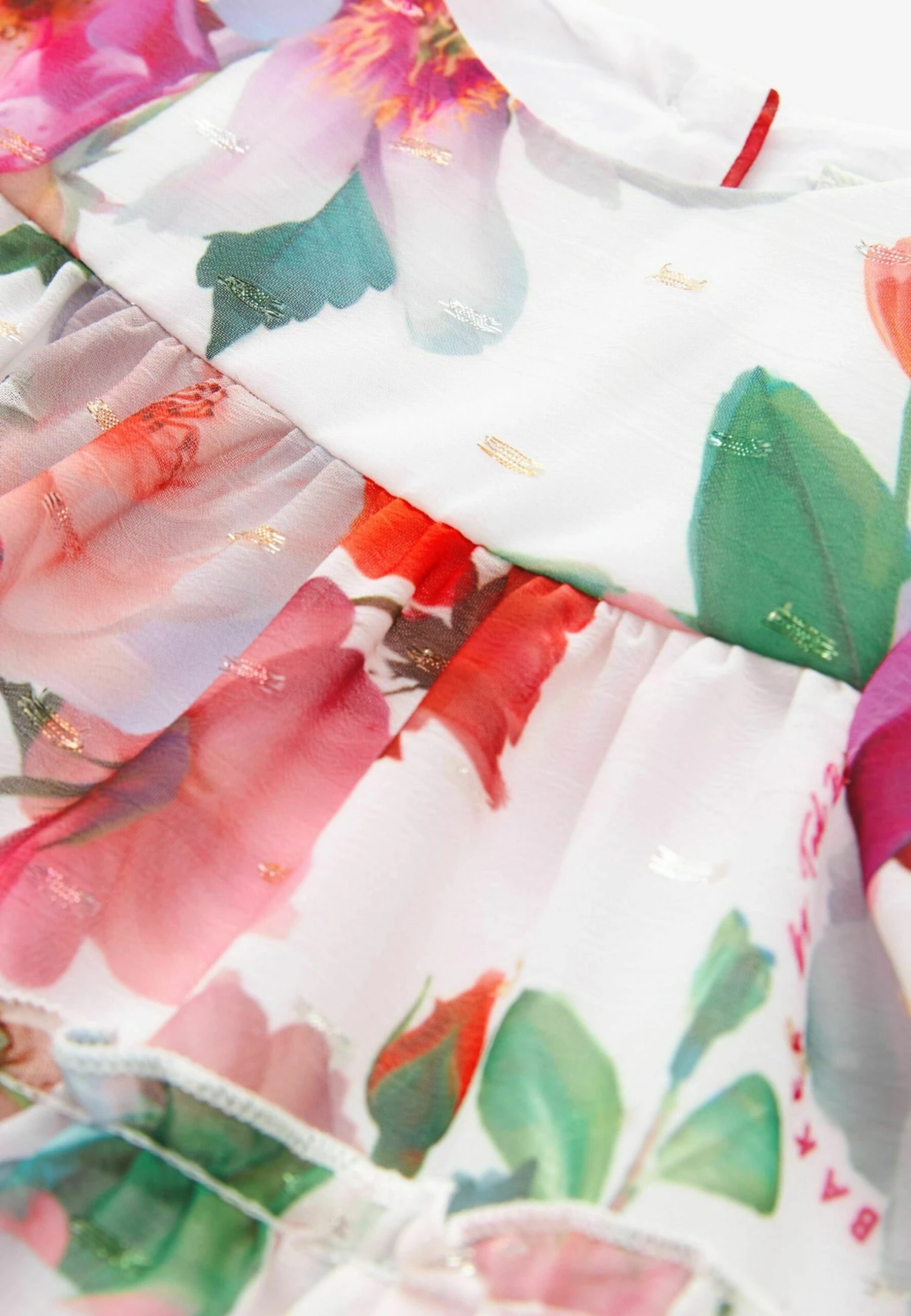 Floral Standard - Jurk - White 4 Floral Standard - Jurk - White - Afbeelding 4