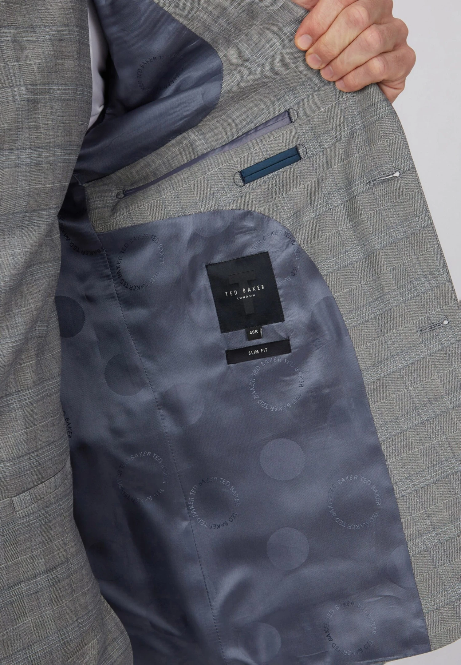 Ted Baker Pow - Blazer - Grey 4 Ted Baker Pow - Blazer - Grey - Afbeelding 4