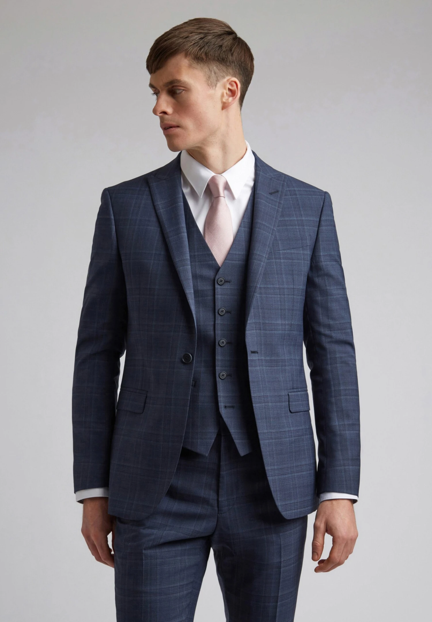 Ted Baker Tonal- Blazer - Navy 1 Ted Baker Tonal- Blazer - Navy