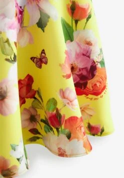 Floral Scuba Standard - Jurk - Yellow -Ted Baker 7e8498cf812d45f2aad4232b239b9120
