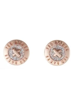Ted Baker Eisley Enamel Mini Button Earring - Oorbellen - Rosegold-Coloured/Silver Glitter -Ted Baker 840da50fd69a4ee19a08ea58932a7550