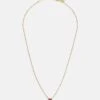 Ted Baker Harparh Heart Rock Pendant - Hanger - Gold-Coloured/Red