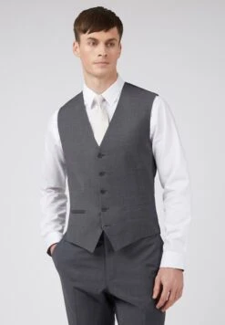 Ted Baker Premium Panama- Bodywarmer - Charcoal