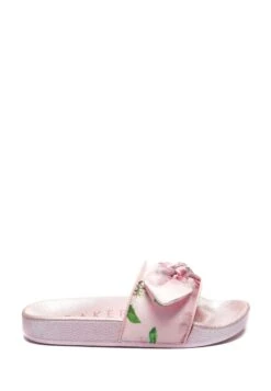 Bow - Badslippers - Peach Pink