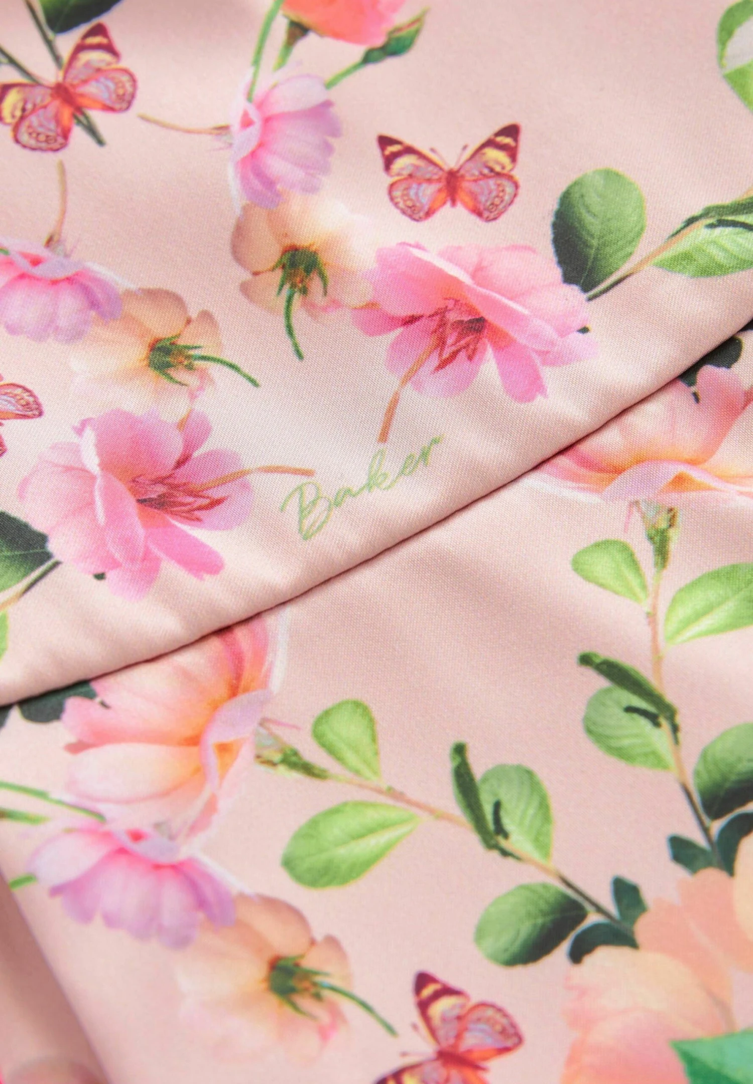 Mirrored Floral - Jurk - Pink 4 Mirrored Floral - Jurk - Pink - Afbeelding 4