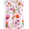 Floral Romper Standard - Jumpsuit - Pink