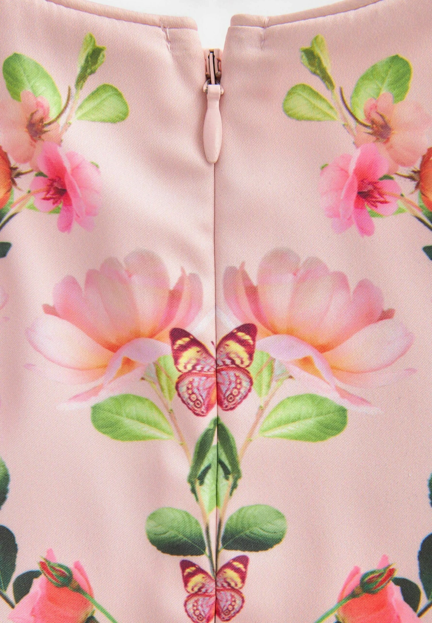 Mirrored Floral - Jurk - Pink 5 Mirrored Floral - Jurk - Pink - Afbeelding 5