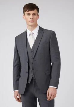 Ted Baker Charcoal Panama Slim- Colbert - Charcoal