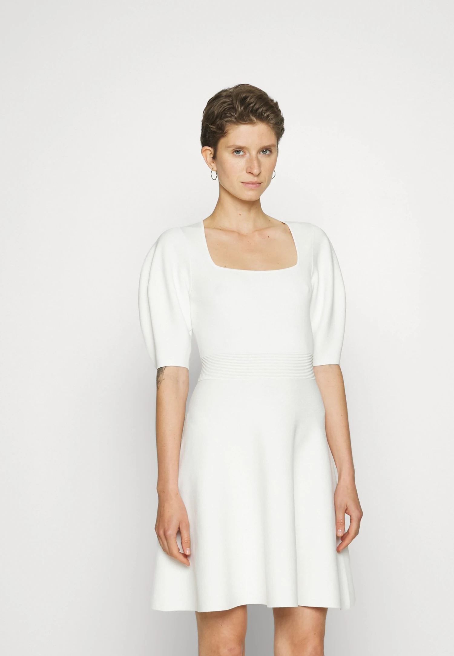 Ted Baker Hayliy - Gebreide Jurk - White 1 Ted Baker Hayliy - Gebreide Jurk - White