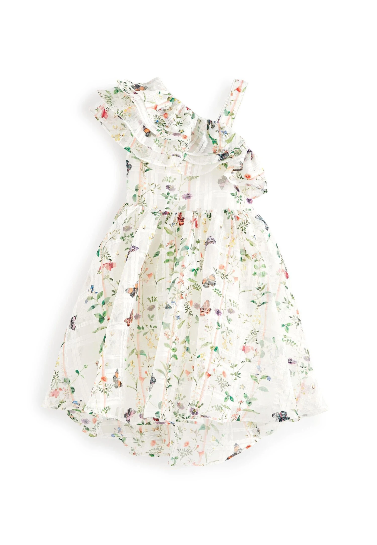 Floral Burnout Standard - Jurk - White 1 Floral Burnout Standard - Jurk - White