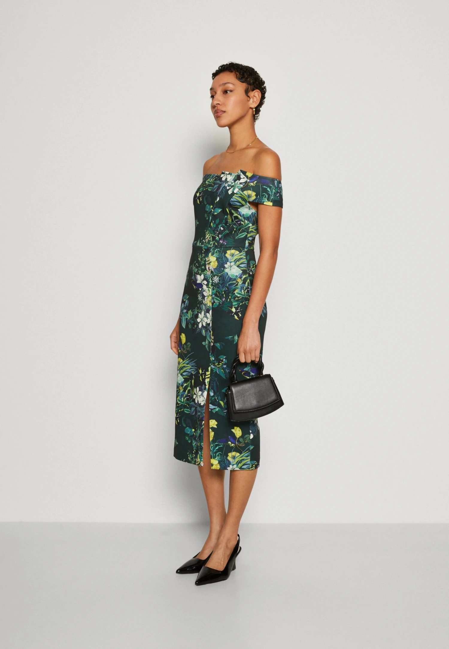Ted Baker Divena - Cocktailjurk - Dark Green 2 Ted Baker Divena - Cocktailjurk - Dark Green - Afbeelding 2