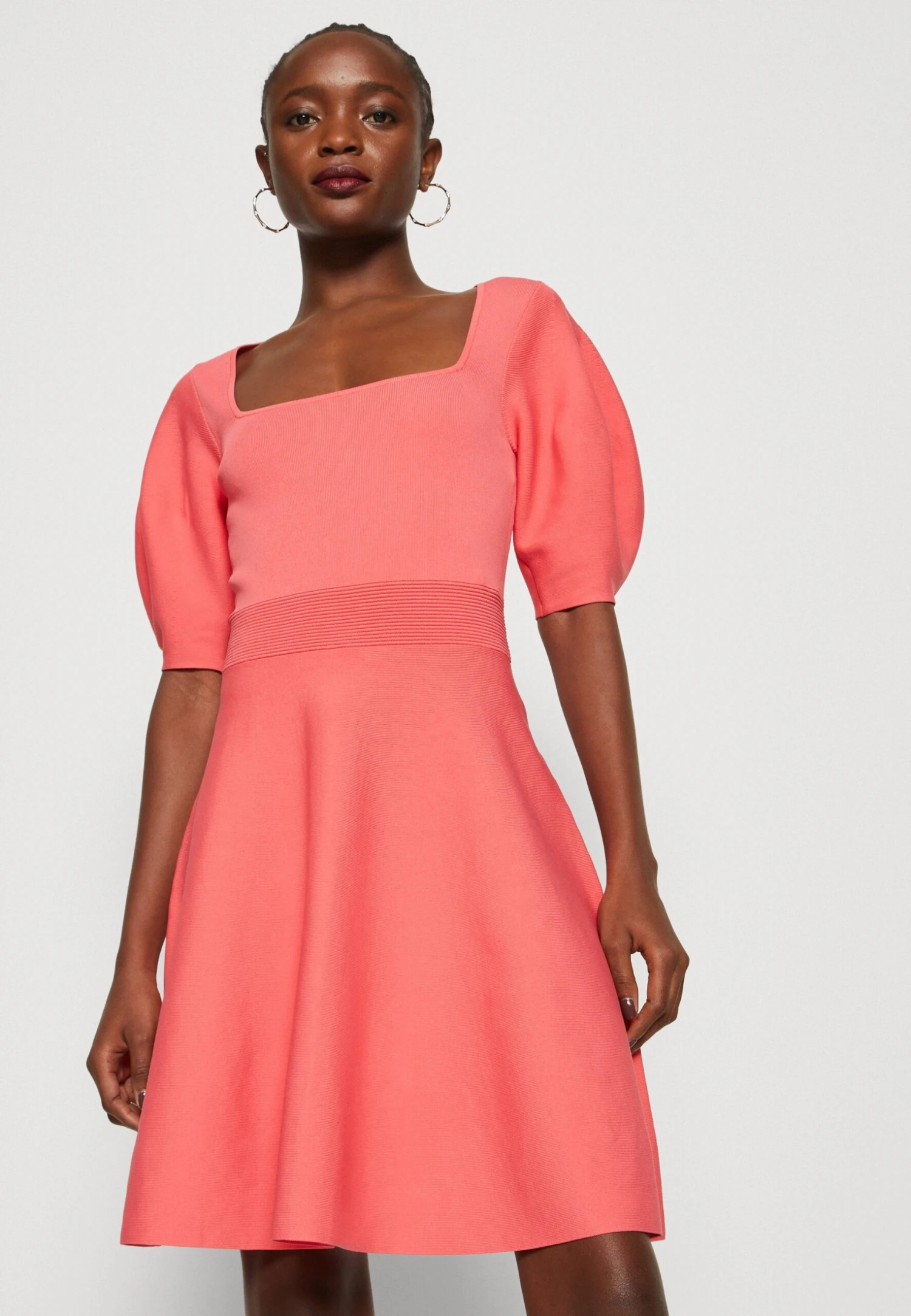 Ted Baker Hayliy - Gebreide Jurk - Coral 4 Ted Baker Hayliy - Gebreide Jurk - Coral - Afbeelding 4