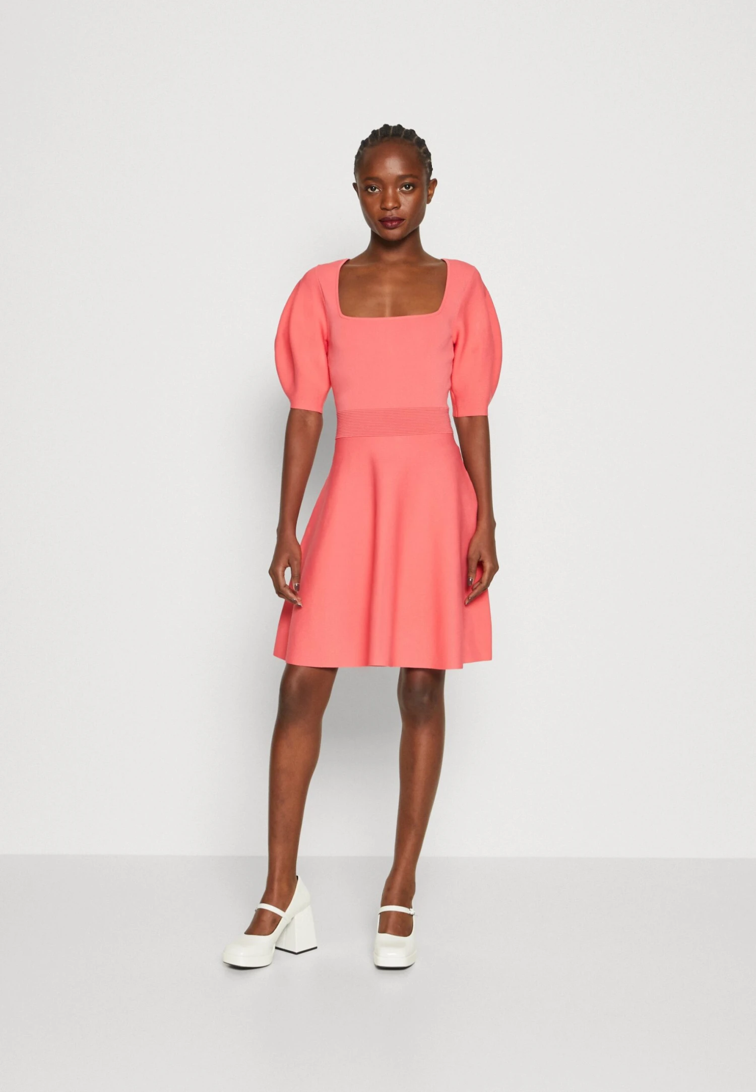 Ted Baker Hayliy - Gebreide Jurk - Coral 1 Ted Baker Hayliy - Gebreide Jurk - Coral