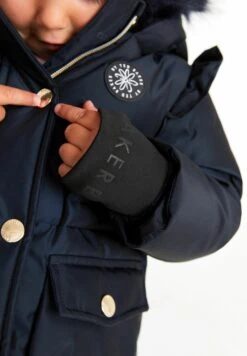 Shower Resistant Frill Standard - Parka - Navy -Ted Baker df8dbc1e0f0742b1b044785e6ffa9c20