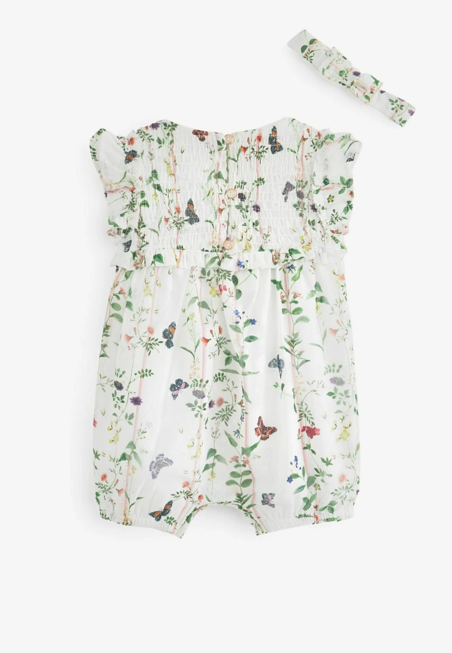 Floral Romper And Set Standard - Jumpsuit - White 2 Floral Romper And Set Standard - Jumpsuit - White - Afbeelding 2