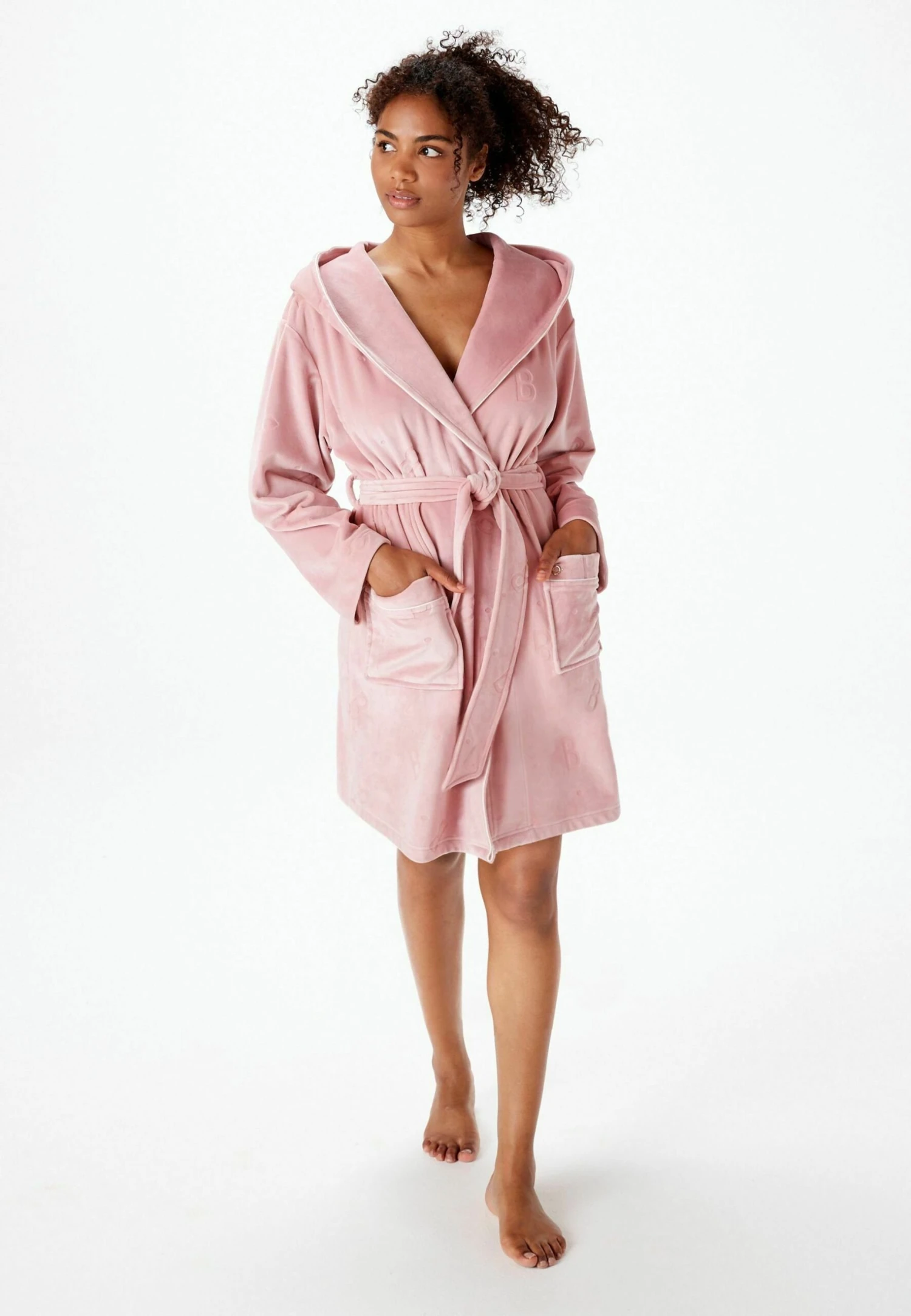 Badjas - Pink 2 Badjas - Pink - Afbeelding 2