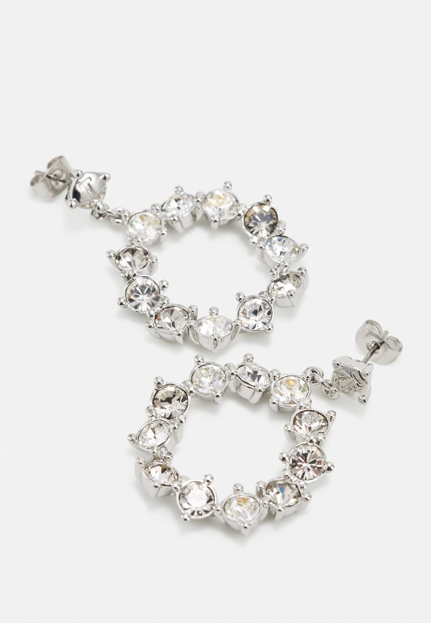 Ted Baker Crissty Large Hoop Drop Earring - Oorbellen - Silver-Coloured/Clear/Multi 4 Ted Baker Crissty Large Hoop Drop Earring - Oorbellen - Silver-Coloured/Clear/Multi - Afbeelding 4