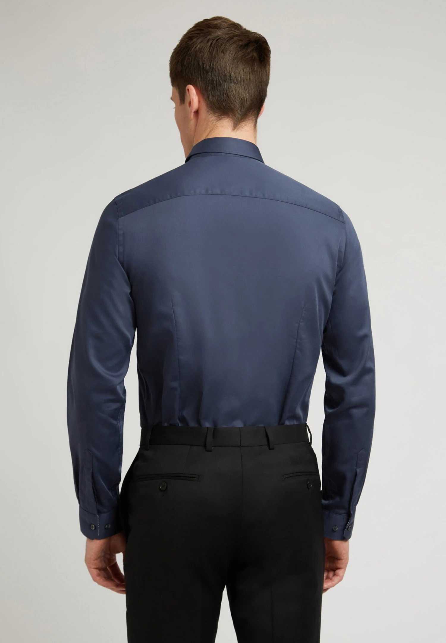 Ted Baker Slim - Overhemd - Navy 2 Ted Baker Slim - Overhemd - Navy - Afbeelding 2